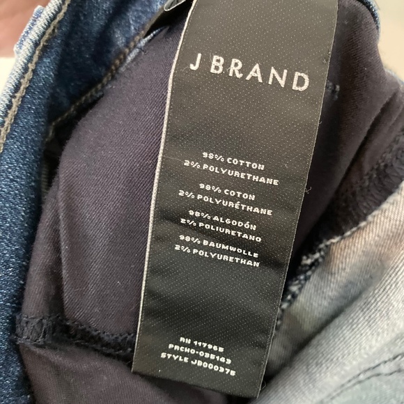 J Brand Raw Hem Selena Flare Demi Boot Crop Jeans - Picture 10 of 10